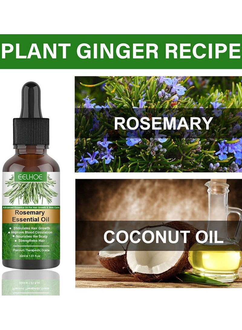 EELHOE Rosemary Essential Oil For Hair Growth & Skin Care 30 ml - Image 3